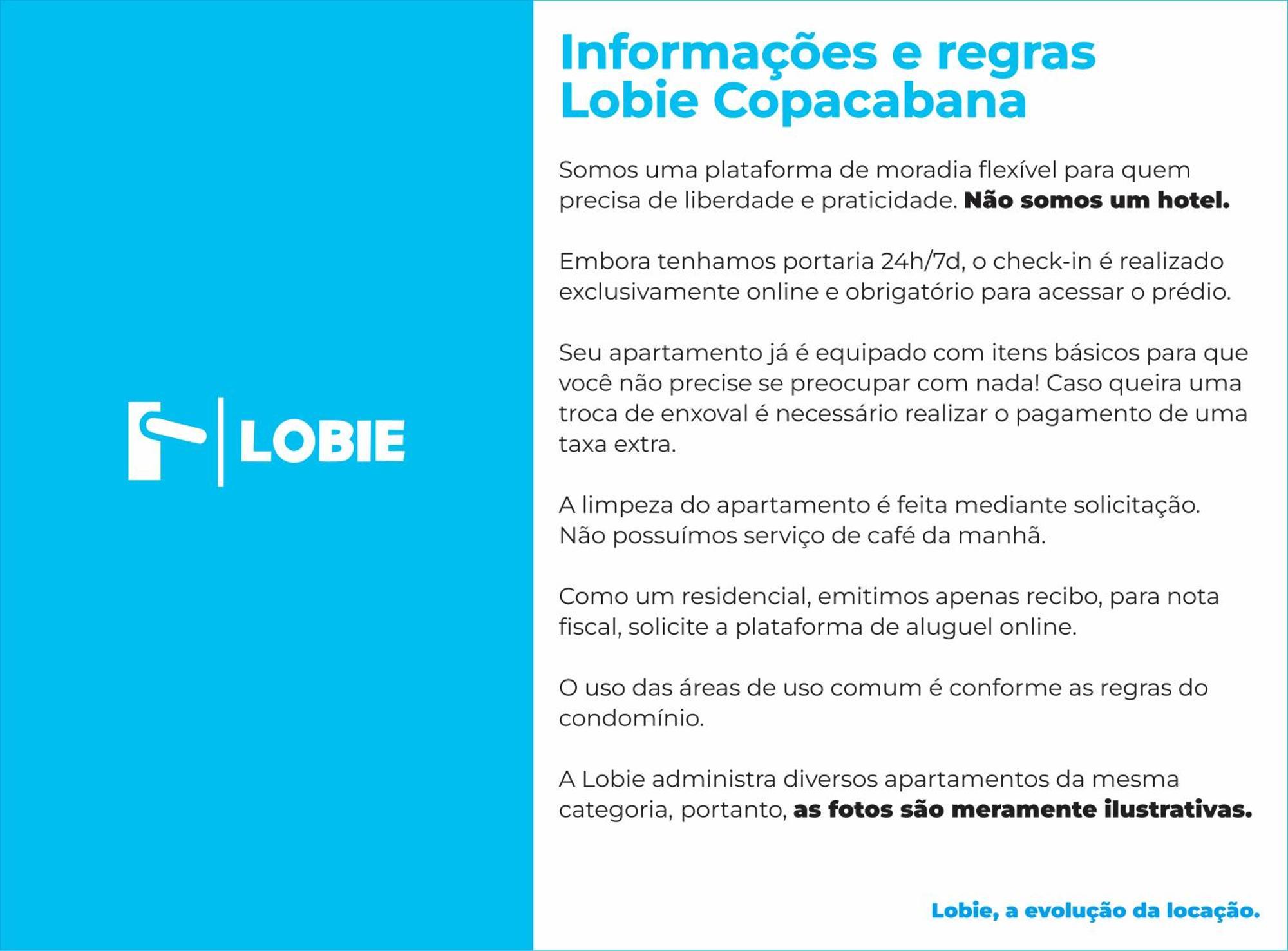 Апартаменты Lobie Copacabana Рио-де-Жанейро Экстерьер фото