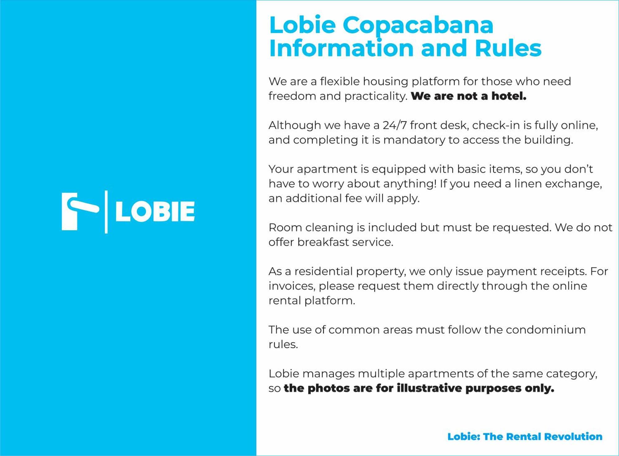 Апартаменты Lobie Copacabana Рио-де-Жанейро Экстерьер фото